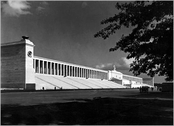 Zeppelin Field and Grandstand on the Nazi Party Rally Grounds in Nuremberg